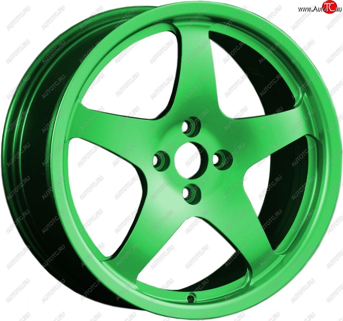 13 599 р. Кованый диск Slik classik R17x7.5 RAL 6038 ярко зеленый (6038) 7.5x17   (Цвет: 6038)  с доставкой в г. Майкоп