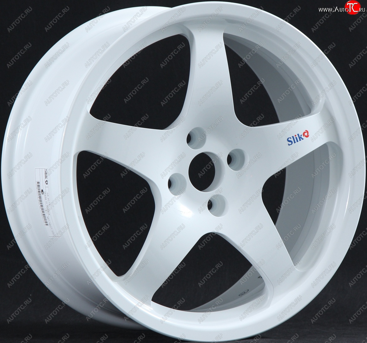13 349 р. Кованый диск Slik classik R17x7.5 Белый (W) 7.5x17   (Цвет: W)  с доставкой в г. Майкоп