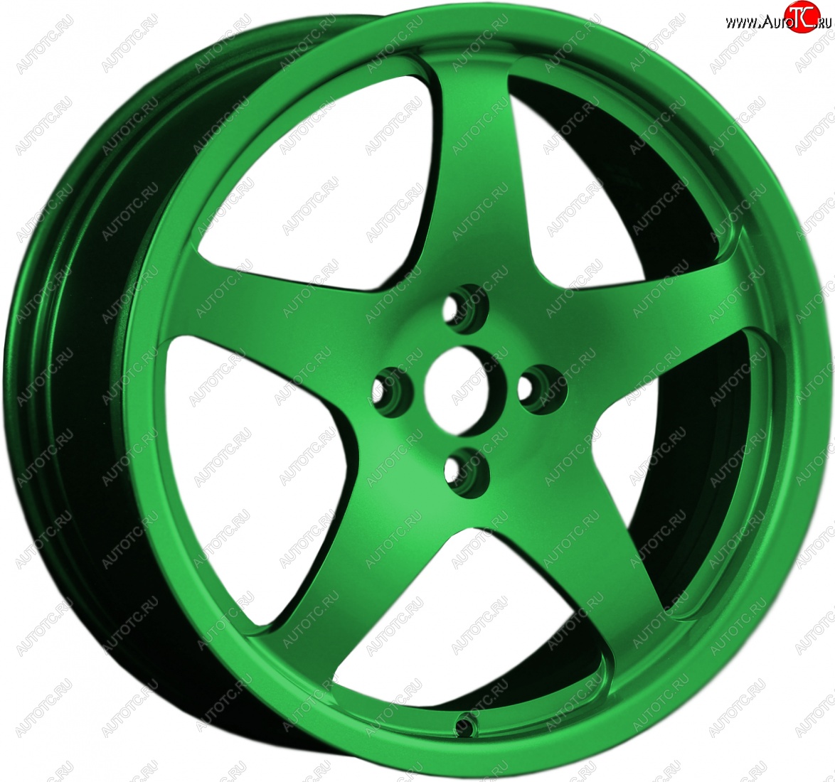 13 349 р. Кованый диск Slik classik R17x7.5 Зеленый (GREEN) 7.5x17   (Цвет: GREEN)  с доставкой в г. Майкоп