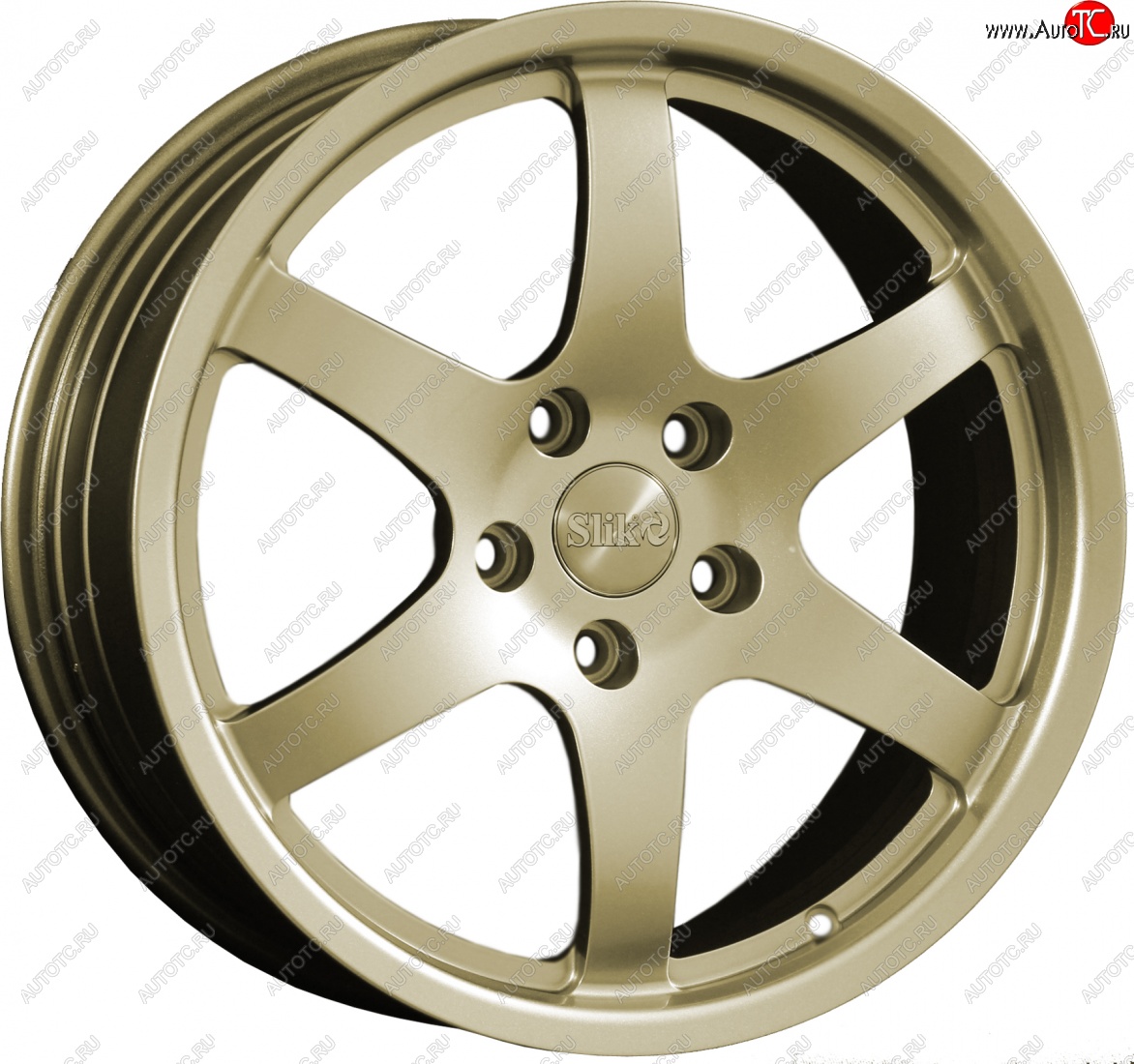 14 599 р. Кованый диск Slik classik R17x7.5 Золотой (G) 7.5x17   (Цвет: G)  с доставкой в г. Майкоп