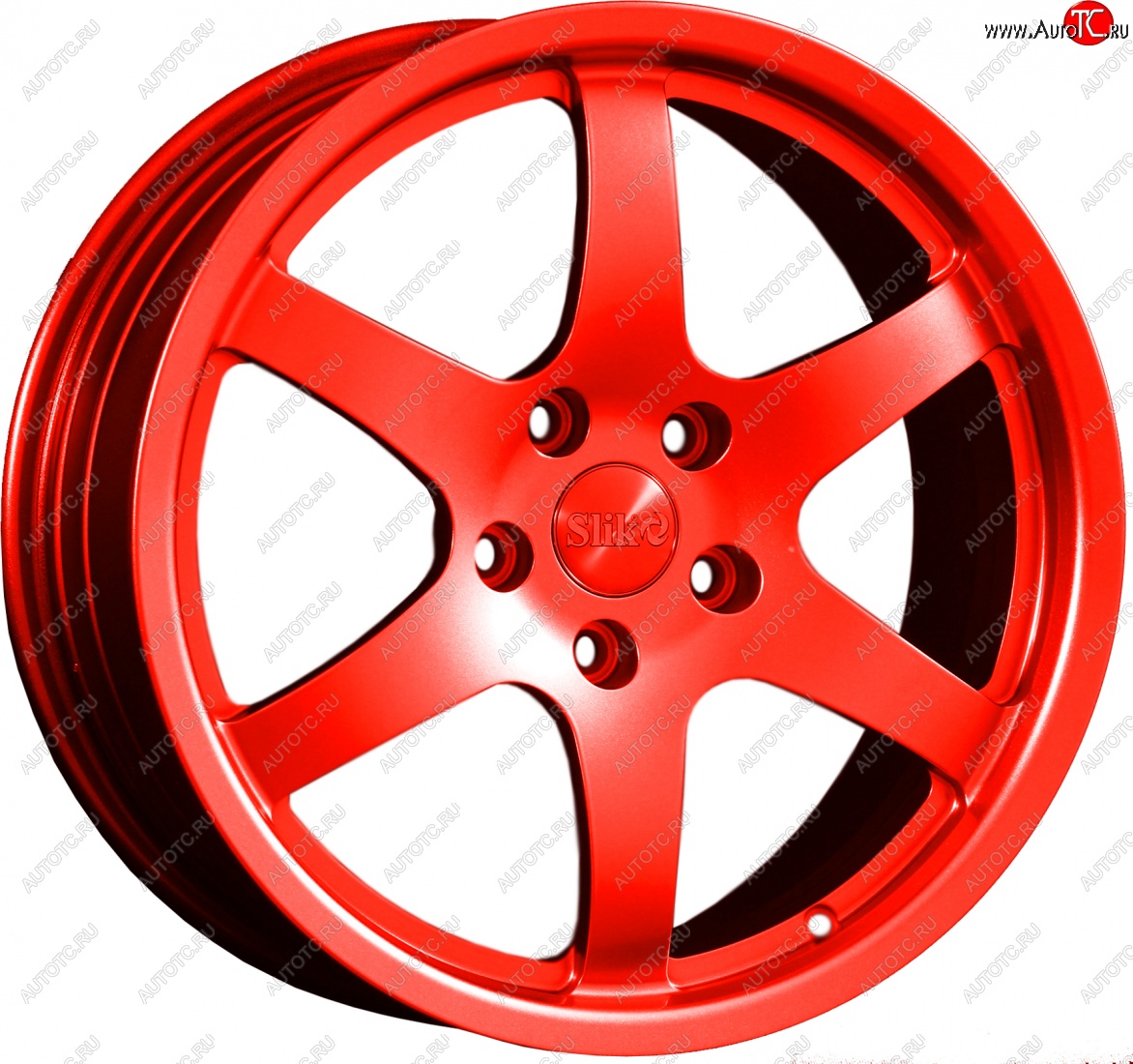 14 599 р. Кованый диск Slik classik R17x7.5 Candy алый 7.5x17   (Цвет: Candy алый 7.5x17)  с доставкой в г. Майкоп