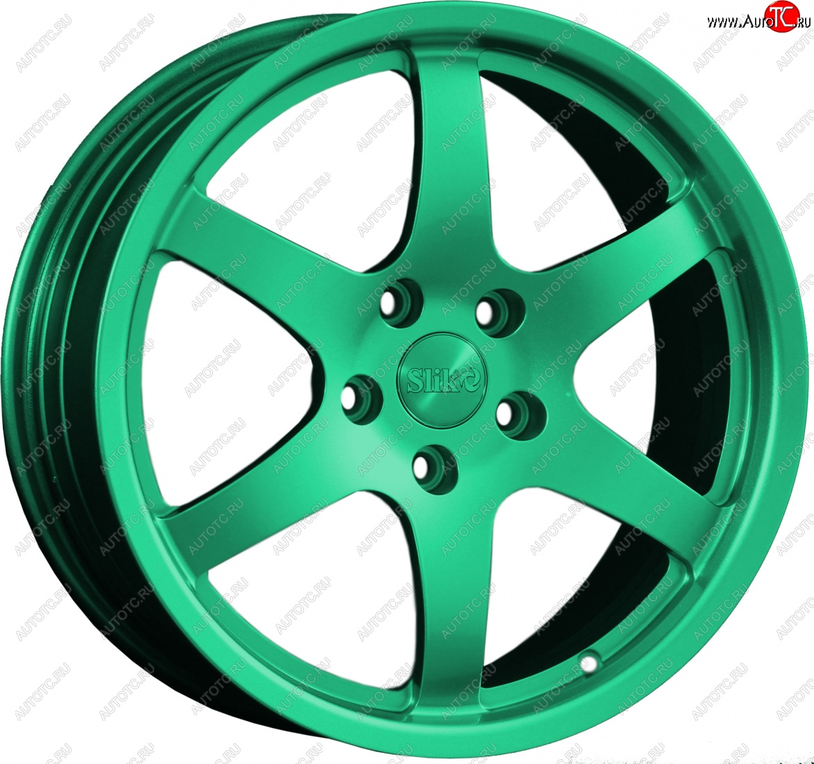14 599 р. Кованый диск Slik classik R17x7.5 Candy Green изумрудно-зеленый 7.5x17   (Цвет: Candy Green изумрудно-зеленый 7.5x17)  с доставкой в г. Майкоп