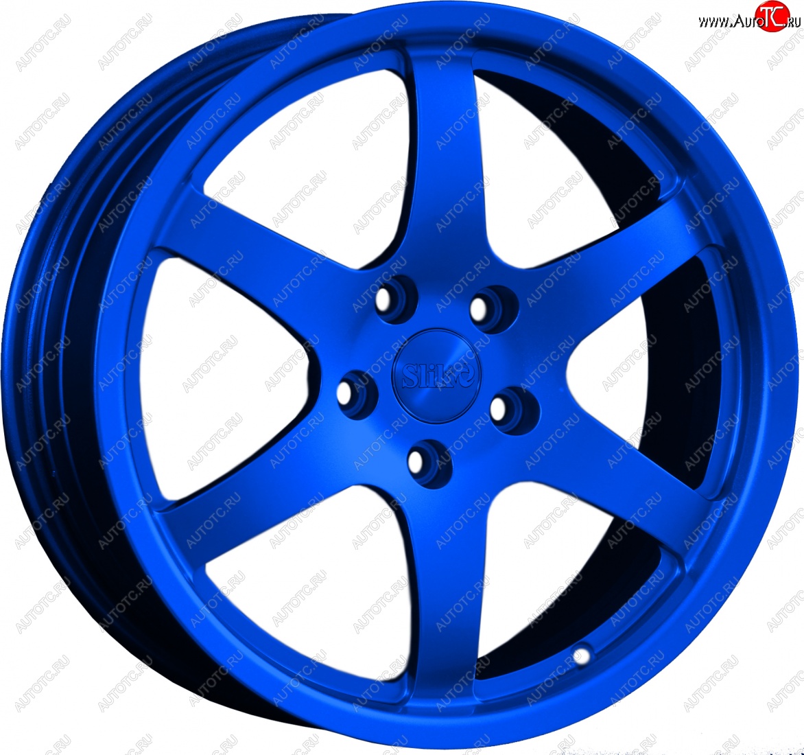 14 599 р. Кованый диск Slik classik R17x7.5 Candy BLUE синий 7.5x17   (Цвет: Candy BLUE синий 7.5x17)  с доставкой в г. Майкоп