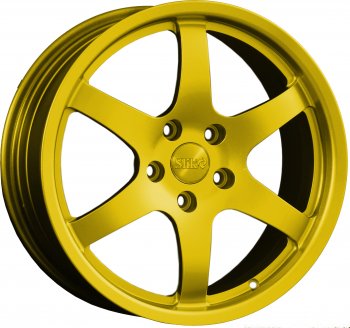 Кованый диск Slik classik R17x7.5 Candy YELLOW ярко-желтый 7.5x17  (Цвет: Candy YELLOW ярко-желтый 7.5x17)