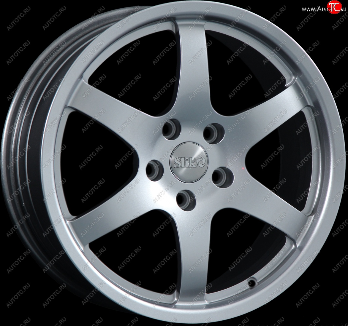 14 399 р. Кованый диск Slik classik R17x7.5 Серебристый светлый (S16) 7.5x17 Nissan Qashqai 1 дорестайлинг (2007-2010) 5x114.3xDIA66.1xET40.0 (Цвет: S16)