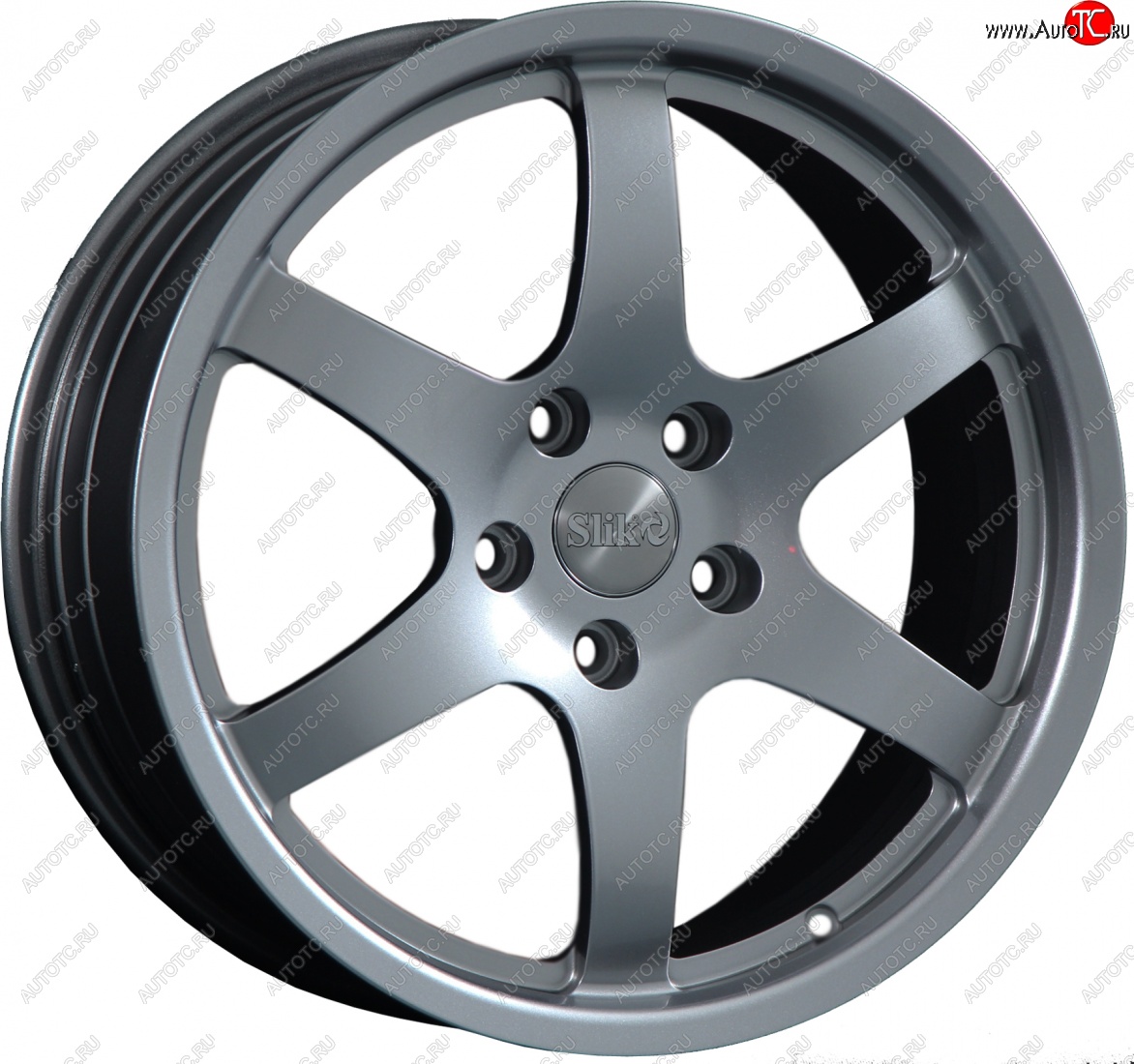 14 399 р. Кованый диск Slik classik R17x7.5 Серебристый тёмный (S25) 7.5x17   (Цвет: S25)  с доставкой в г. Майкоп