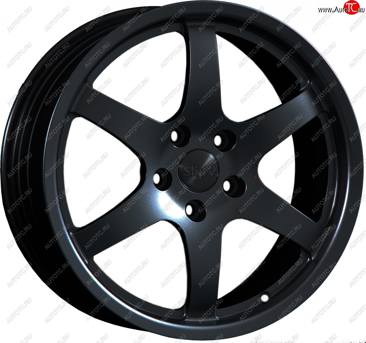 14 399 р. Кованый диск Slik classik R17x7.5 Черный матовый (MB) 7.5x17   (Цвет: MB)  с доставкой в г. Майкоп
