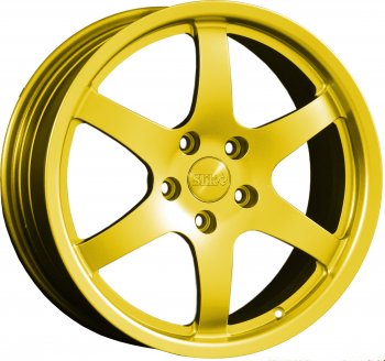 Кованый диск Slik classik R17x7.5 Ярко желтый RAL 1021 (YELLOW) 7.5x17  (Цвет: YELLOW)