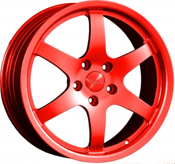 Кованый диск Slik classik R17x7.5 RAL 3026 ярко алый (3026) 7.5x17  (Цвет: 3026)
