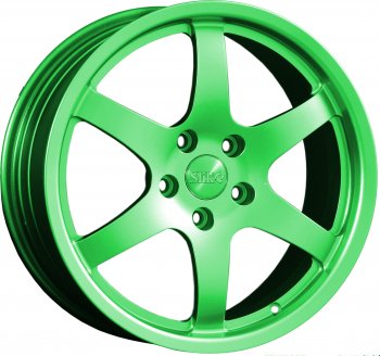 Кованый диск Slik classik R17x7.5 RAL 6038 ярко зеленый (6038) 7.5x17  (Цвет: 6038)