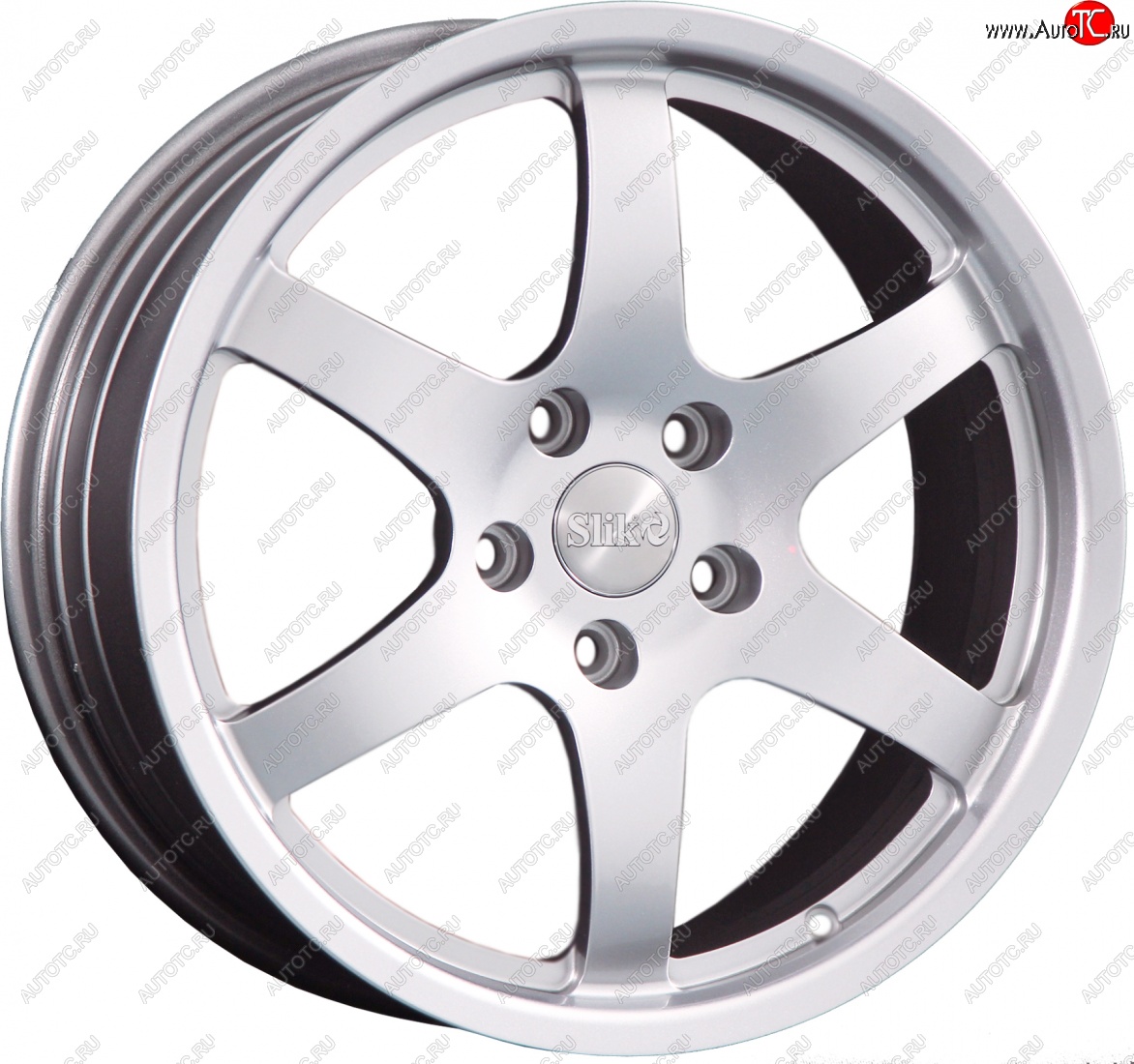 14 399 р. Кованый диск Slik classik R17x7.5 Белый (W) 7.5x17   (Цвет: W)  с доставкой в г. Майкоп
