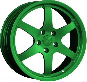 Кованый диск Slik classik R17x7.5 Зеленый (GREEN) 7.5x17  (Цвет: GREEN)