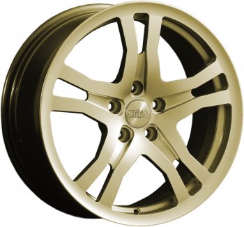 Кованый диск Slik classik R17x7.5 Золотой (G) 7.5x17 Nissan Qashqai +2 1 J10 дорестайлинг (2008-2010) 5x114.3xDIA66.1xET40.0