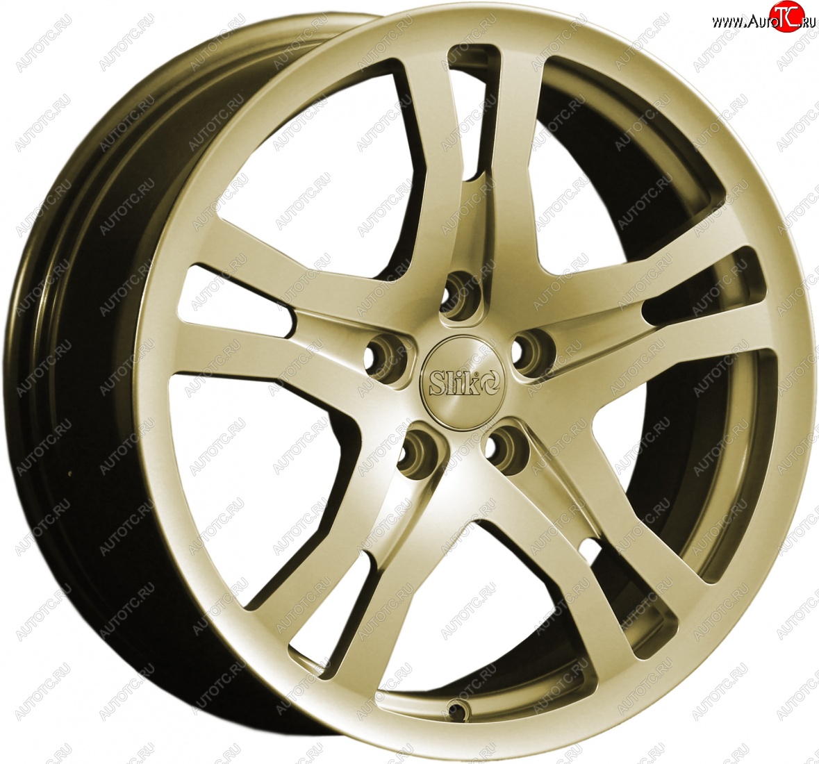 14 599 р. Кованый диск Slik classik R17x7.5 Золотой (G) 7.5x17 CITROEN Jumpy дорестайлинг (2007-2013) 5x108.0xDIA65.1xET42.0 (Цвет: G)