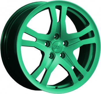 Кованый диск Slik classik R17x7.5 Candy Green изумрудно-зеленый 7.5x17  (Цвет: Candy Green изумрудно-зеленый 7.5x17)