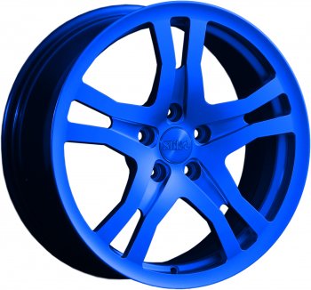 Кованый диск Slik classik R17x7.5 Candy BLUE синий 7.5x17  (Цвет: Candy BLUE синий 7.5x17)