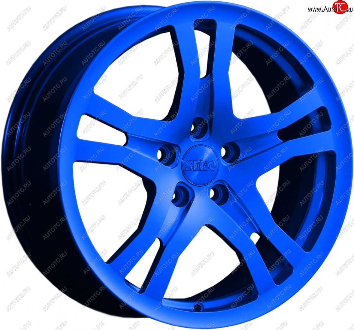14 599 р. Кованый диск Slik classik R17x7.5 Candy BLUE синий 7.5x17   (Цвет: Candy BLUE синий 7.5x17)  с доставкой в г. Майкоп