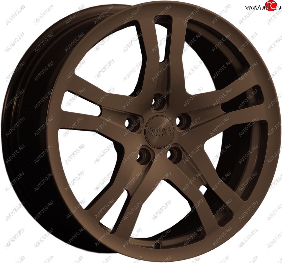 14 599 р. Кованый диск Slik classik R17x7.5 Бронза (BRZ) 7.5x17   (Цвет: BRZ)  с доставкой в г. Майкоп