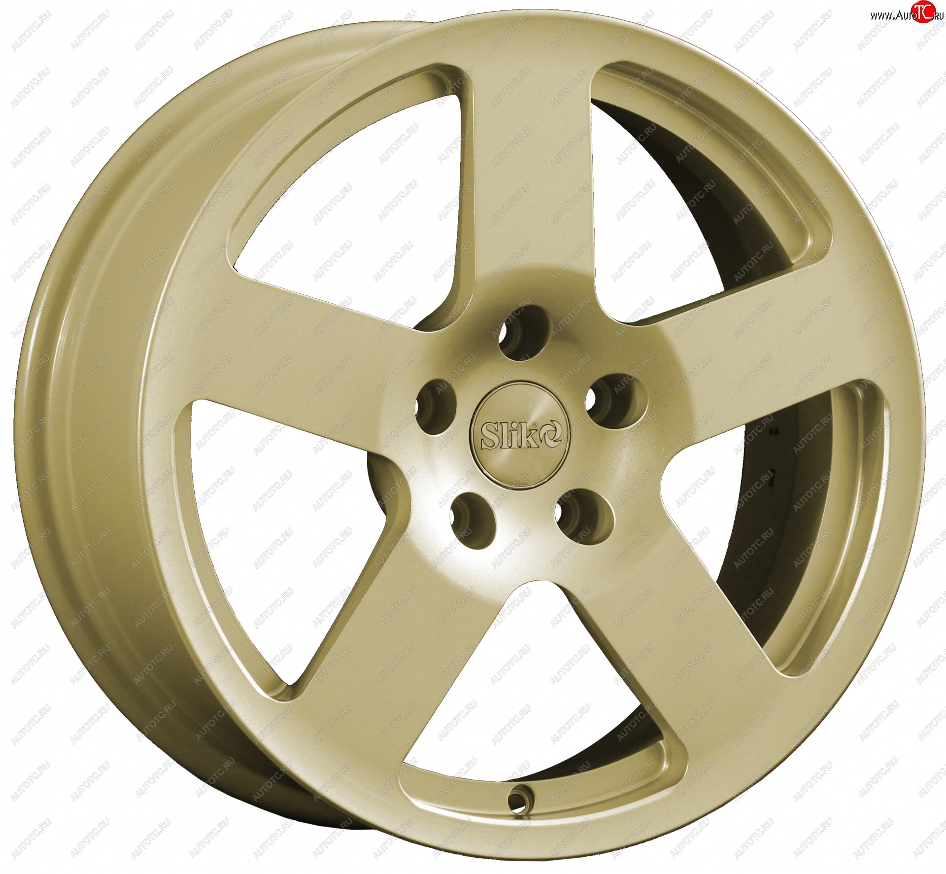 14 599 р. Кованый диск Slik classik R17x7.5 Золотой (G) 7.5x17   (Цвет: G)  с доставкой в г. Майкоп