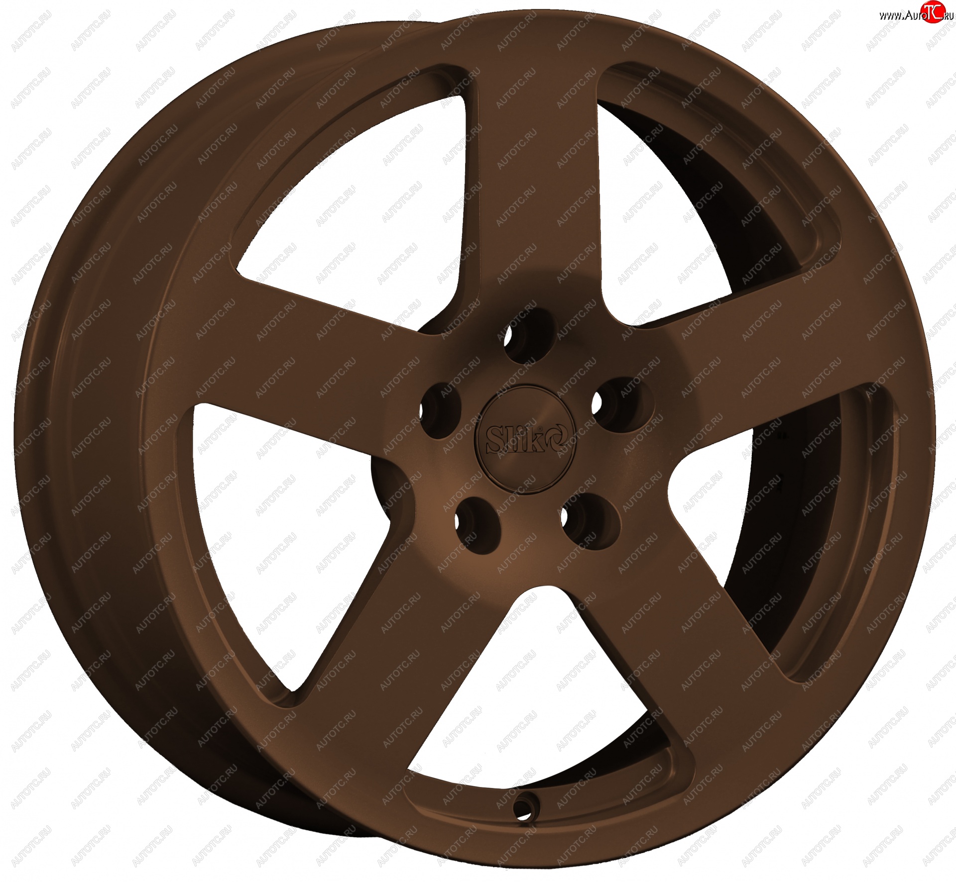 14 599 р. Кованый диск Slik classik R17x7.5 Коньячная бронза. Глянец (BRZCGN) 7.5x17   (Цвет: BRZCGN)  с доставкой в г. Майкоп