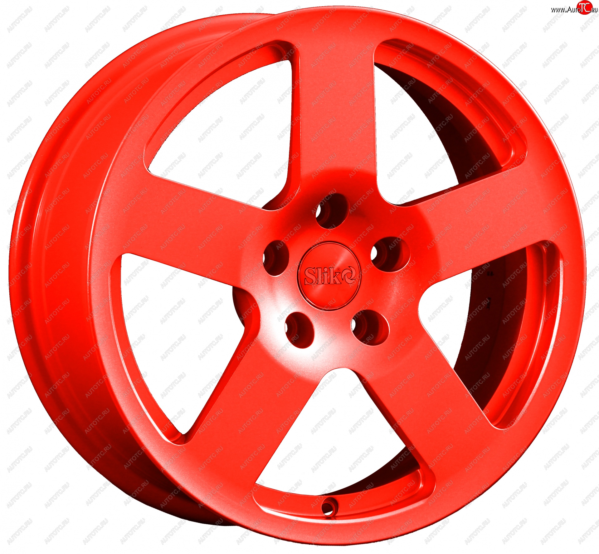 14 599 р. Кованый диск Slik classik R17x7.5 Candy алый 7.5x17   (Цвет: Candy алый 7.5x17)  с доставкой в г. Майкоп