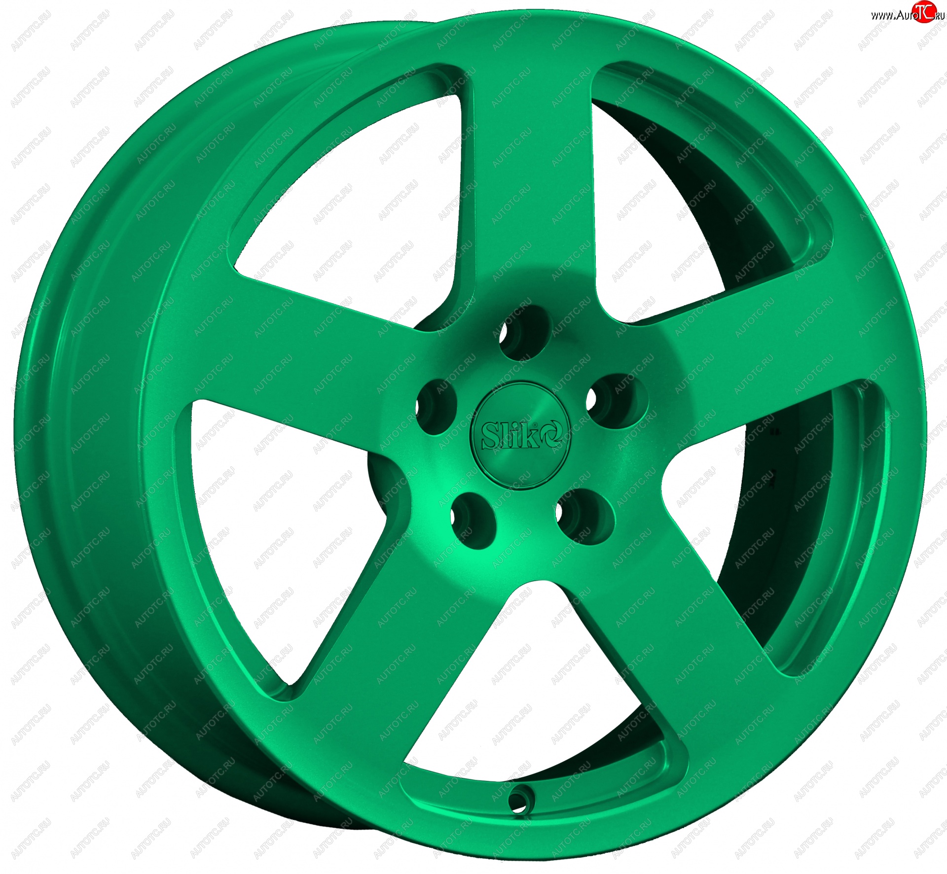 14 599 р. Кованый диск Slik classik R17x7.5 Candy Green изумрудно-зеленый 7.5x17   (Цвет: Candy Green изумрудно-зеленый 7.5x17)  с доставкой в г. Майкоп