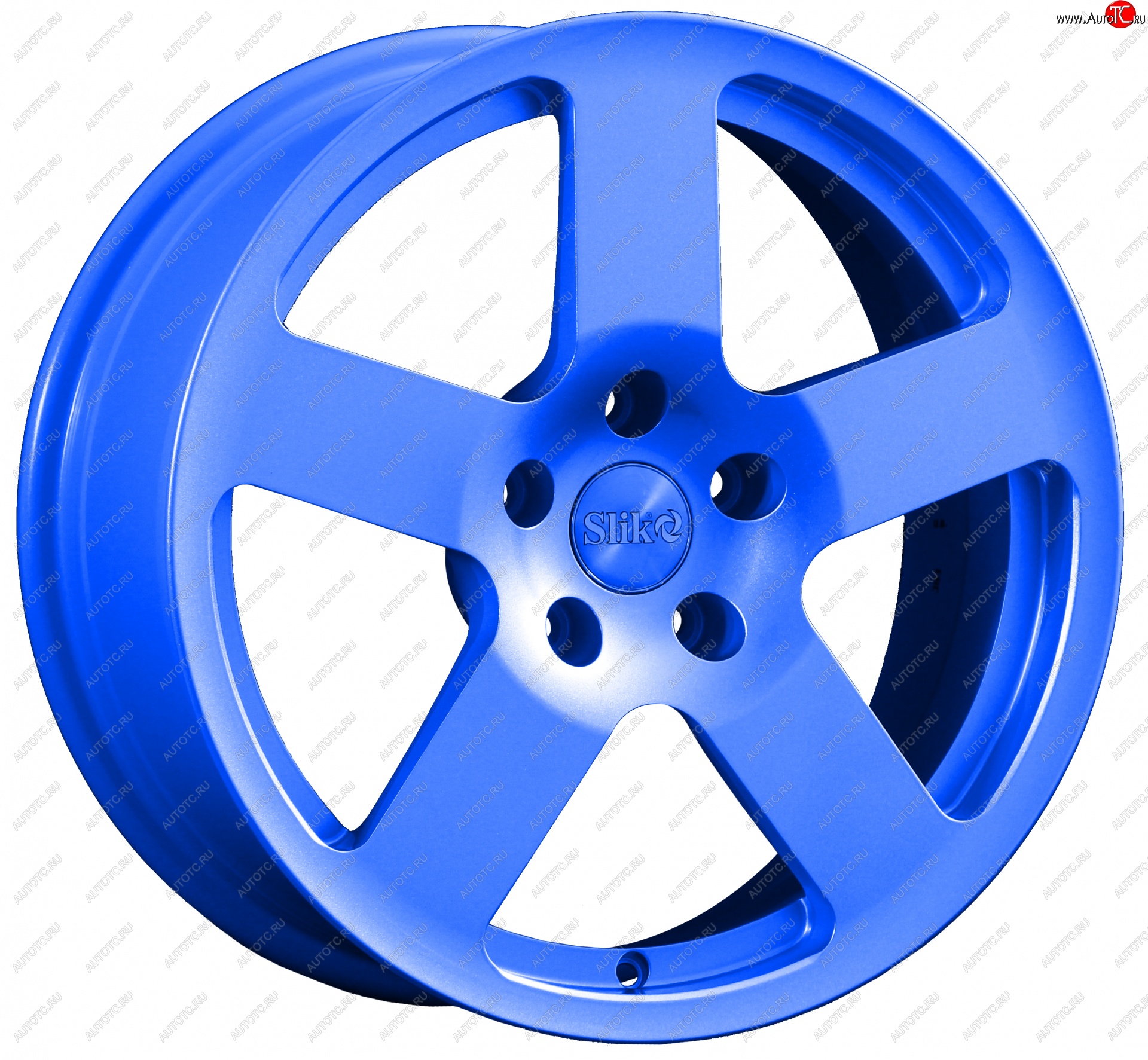 14 599 р. Кованый диск Slik classik R17x7.5 Синий (BLUE) 7.5x17   (Цвет: BLUE)  с доставкой в г. Майкоп