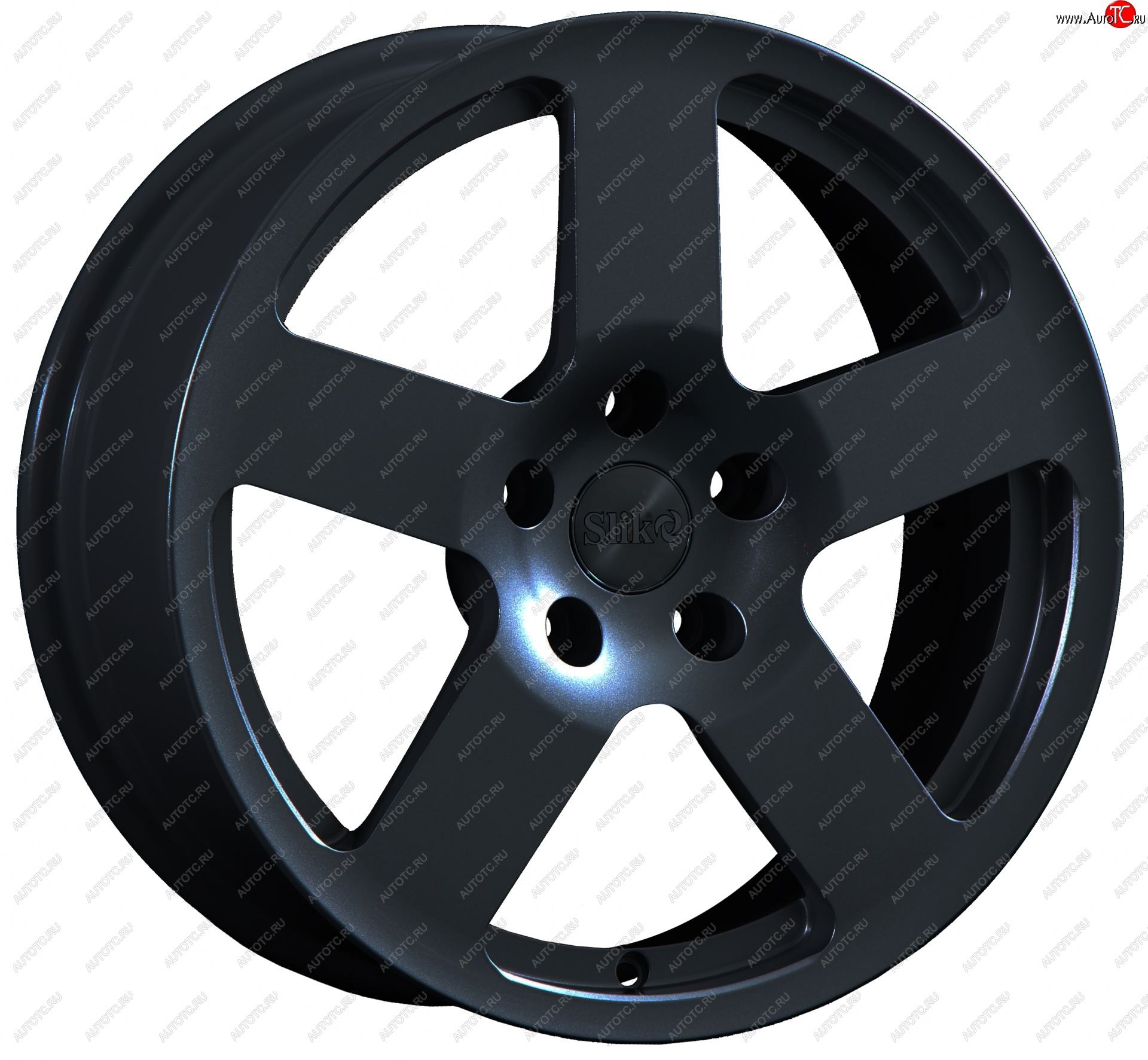 14 599 р. Кованый диск Slik classik R17x7.5 Черный глянцевый (BK) 7.5x17   (Цвет: BK)  с доставкой в г. Майкоп