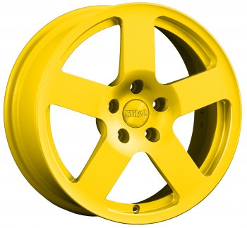Кованый диск Slik classik R17x7.5 Ярко желтый RAL 1021 (YELLOW) 7.5x17  (Цвет: YELLOW)