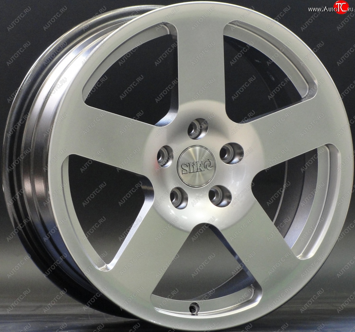 14 399 р. Кованый диск Slik classik R17x7.5 Яркое-блестящее серебро (HPB) 7.5x17   (Цвет: HPB)  с доставкой в г. Майкоп
