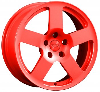 Кованый диск Slik classik R17x7.5 RAL 3026 ярко алый (3026) 7.5x17  (Цвет: 3026)
