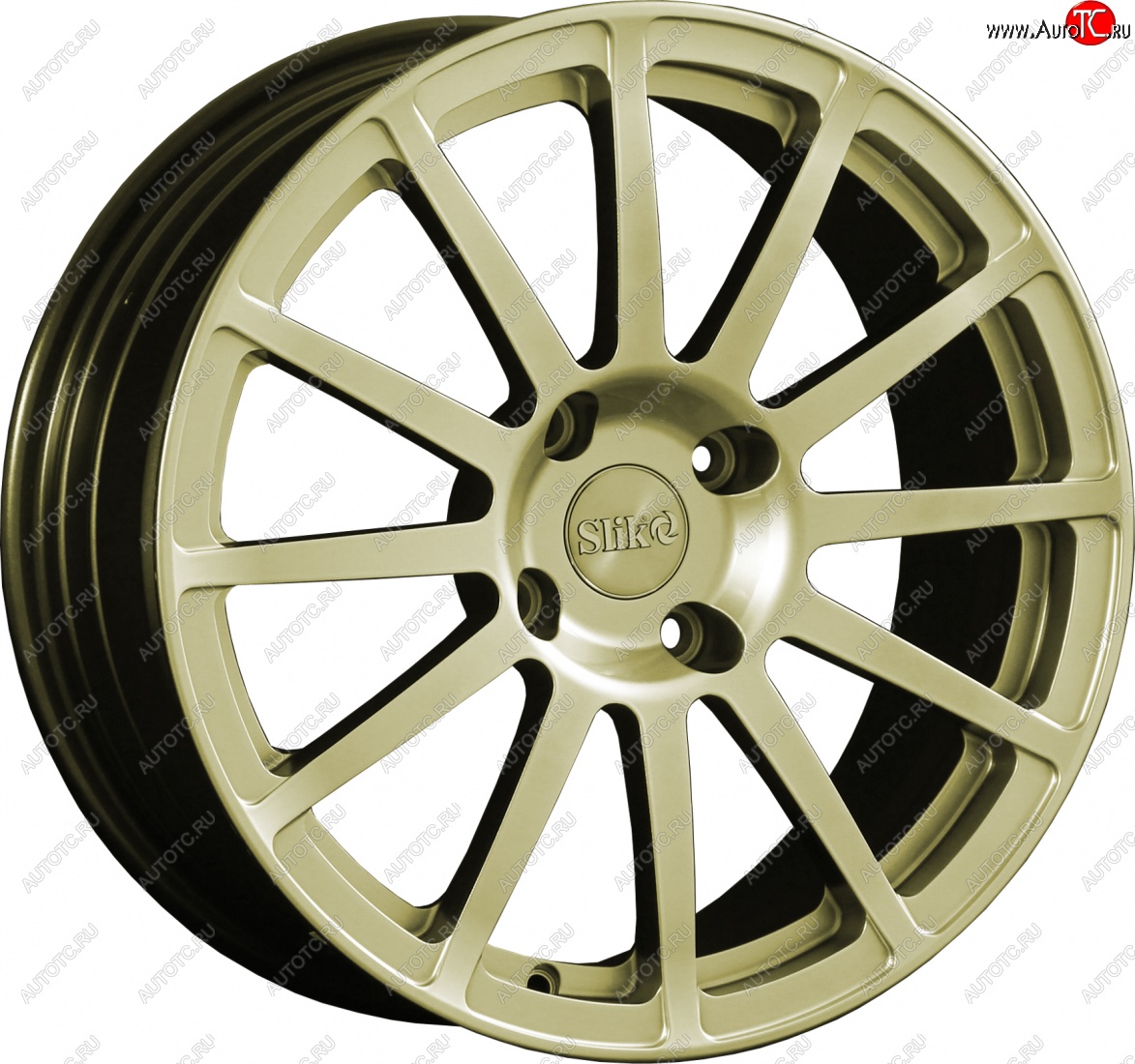 25 599 р. Кованый диск Slik classik R17x7.5 Золотой (G) 7.5x17 Saturn Vue (2002-2007) 5x115.0xDIA70.3xET52.0 (Цвет: G)