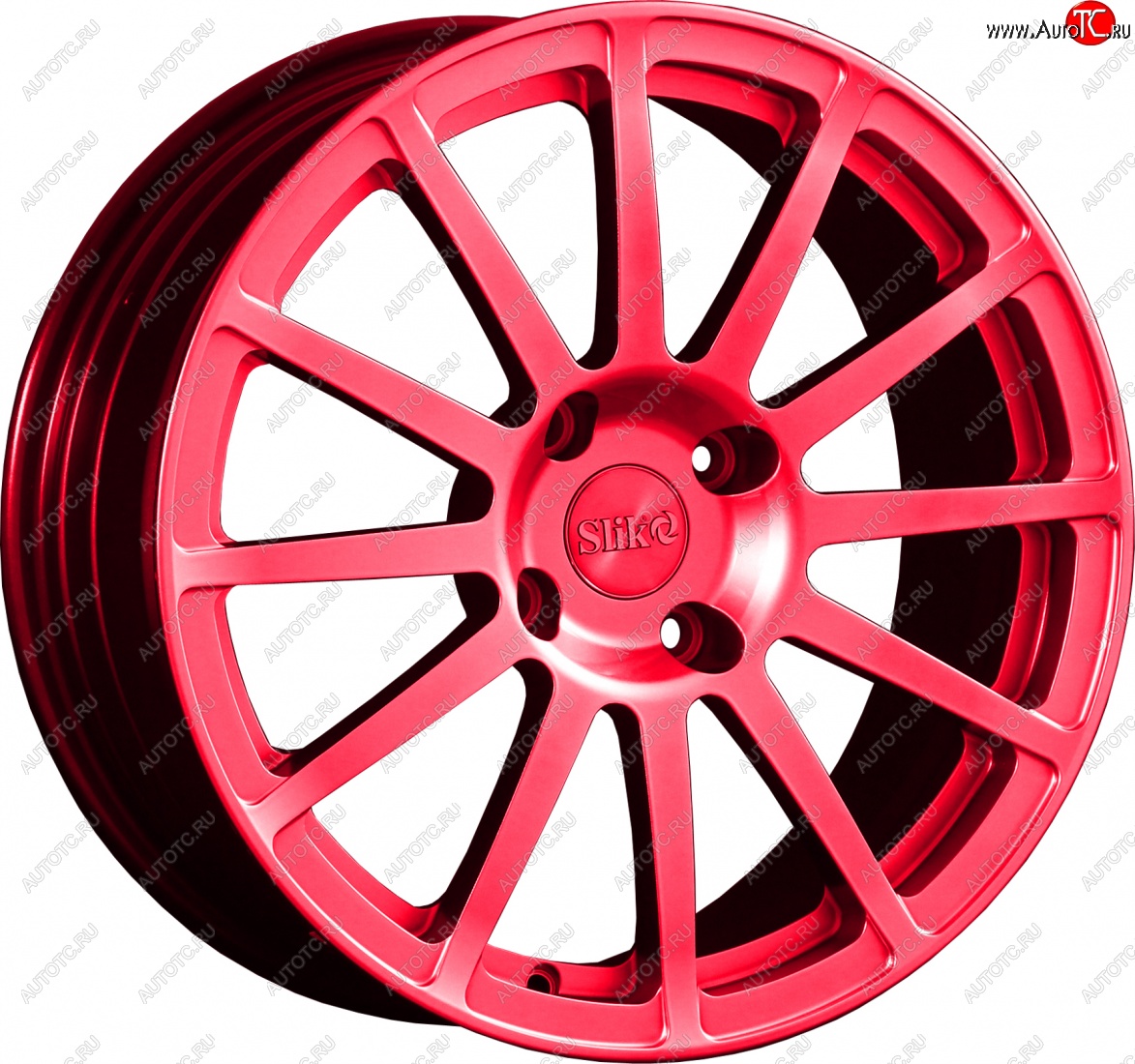 25 599 р. Кованый диск Slik classik R17x7.5 Candy RUBIN рубиновый 7.5x17   (Цвет: Candy RUBIN рубиновый 7.5x17)  с доставкой в г. Майкоп