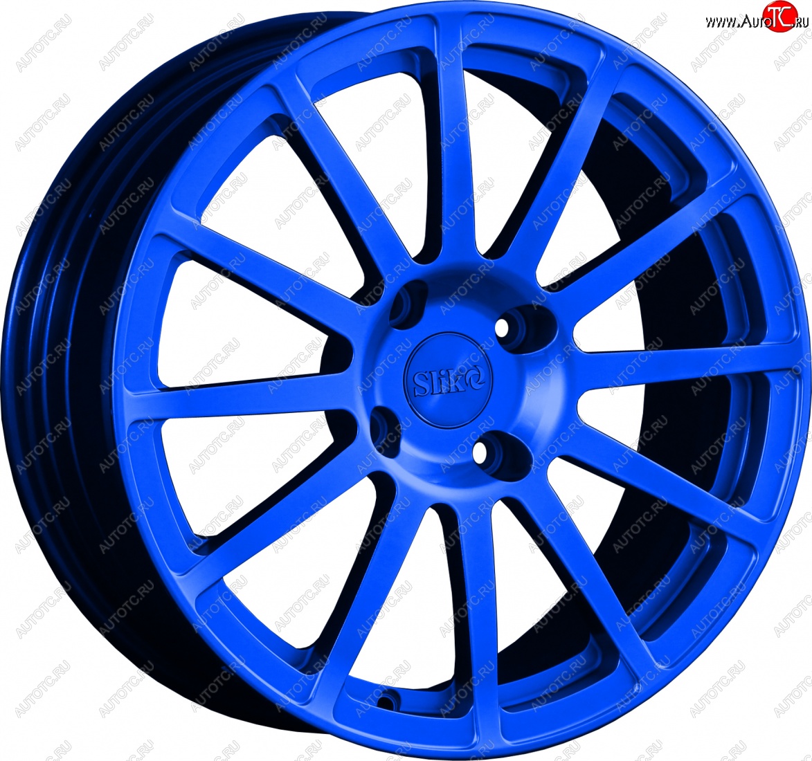 25 599 р. Кованый диск Slik classik R17x7.5 Candy BLUE синий 7.5x17   (Цвет: Candy BLUE синий 7.5x17)  с доставкой в г. Майкоп