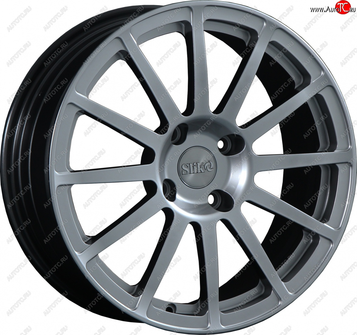 25 599 р. Кованый диск Slik classik R17x7.5 Серебристый тёмный (S25) 7.5x17   (Цвет: S25)  с доставкой в г. Майкоп