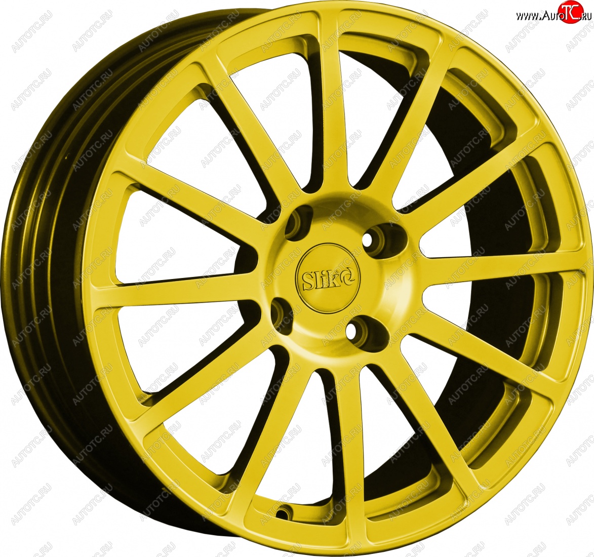 25 599 р. Кованый диск Slik classik R17x7.5 Ярко желтый RAL 1021 (YELLOW) 7.5x17   (Цвет: YELLOW)  с доставкой в г. Майкоп