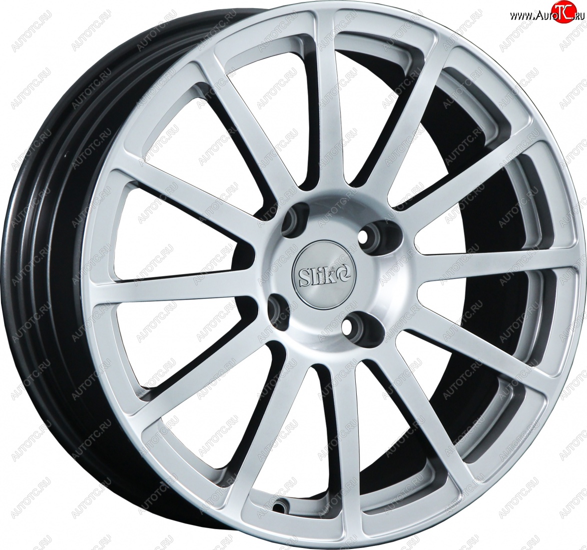 25 599 р. Кованый диск Slik classik R17x7.5 Яркое-блестящее серебро (HPB) 7.5x17   (Цвет: HPB)  с доставкой в г. Майкоп