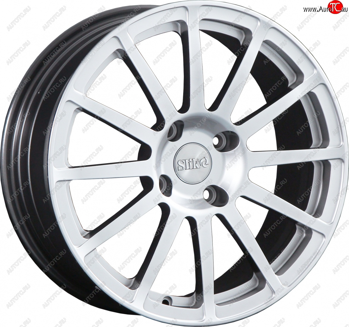 25 599 р. Кованый диск Slik classik R17x7.5 Белый (W) 7.5x17   (Цвет: W)  с доставкой в г. Майкоп