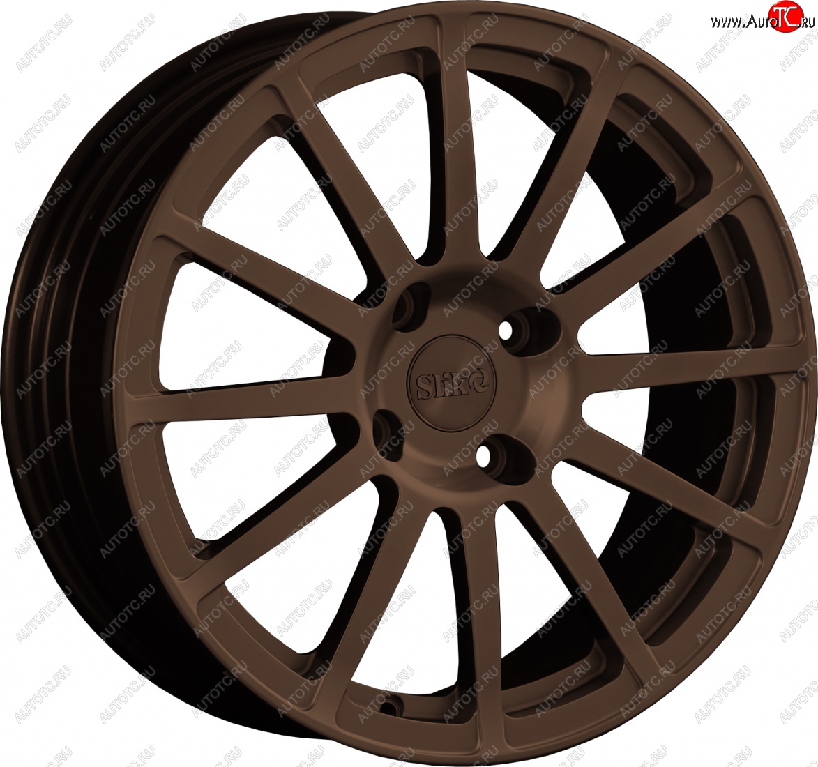 25 599 р. Кованый диск Slik classik R17x7.5 Бронза (BRZ) 7.5x17   (Цвет: BRZ)  с доставкой в г. Майкоп