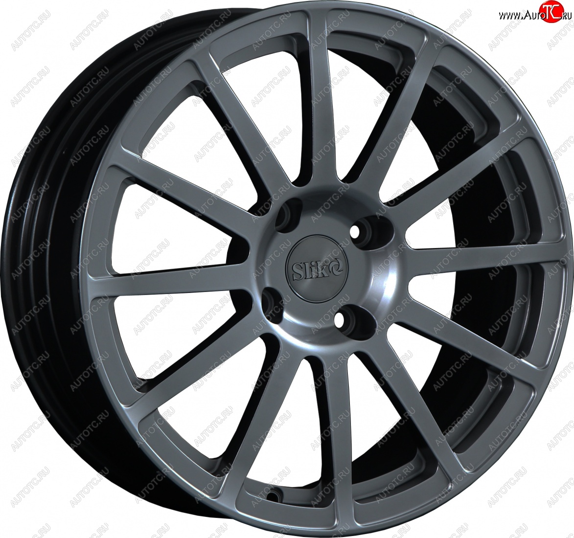 25 599 р. Кованый диск Slik classik R17x7.5 Графит матовый (GRF2) 7.5x17   (Цвет: GRF2)  с доставкой в г. Майкоп