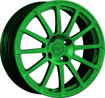 Кованый диск Slik classik R17x7.5 Зеленый (GREEN) 7.5x17  (Цвет: GREEN)