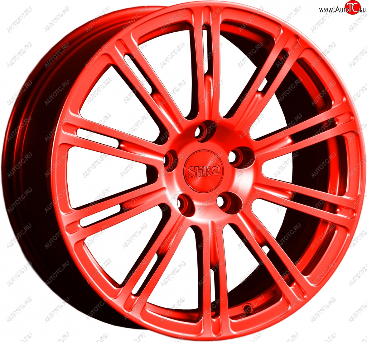 20 399 р. Кованый диск Slik classik R17x7.5 Candy алый 7.5x17   (Цвет: Candy алый 7.5x17)  с доставкой в г. Майкоп