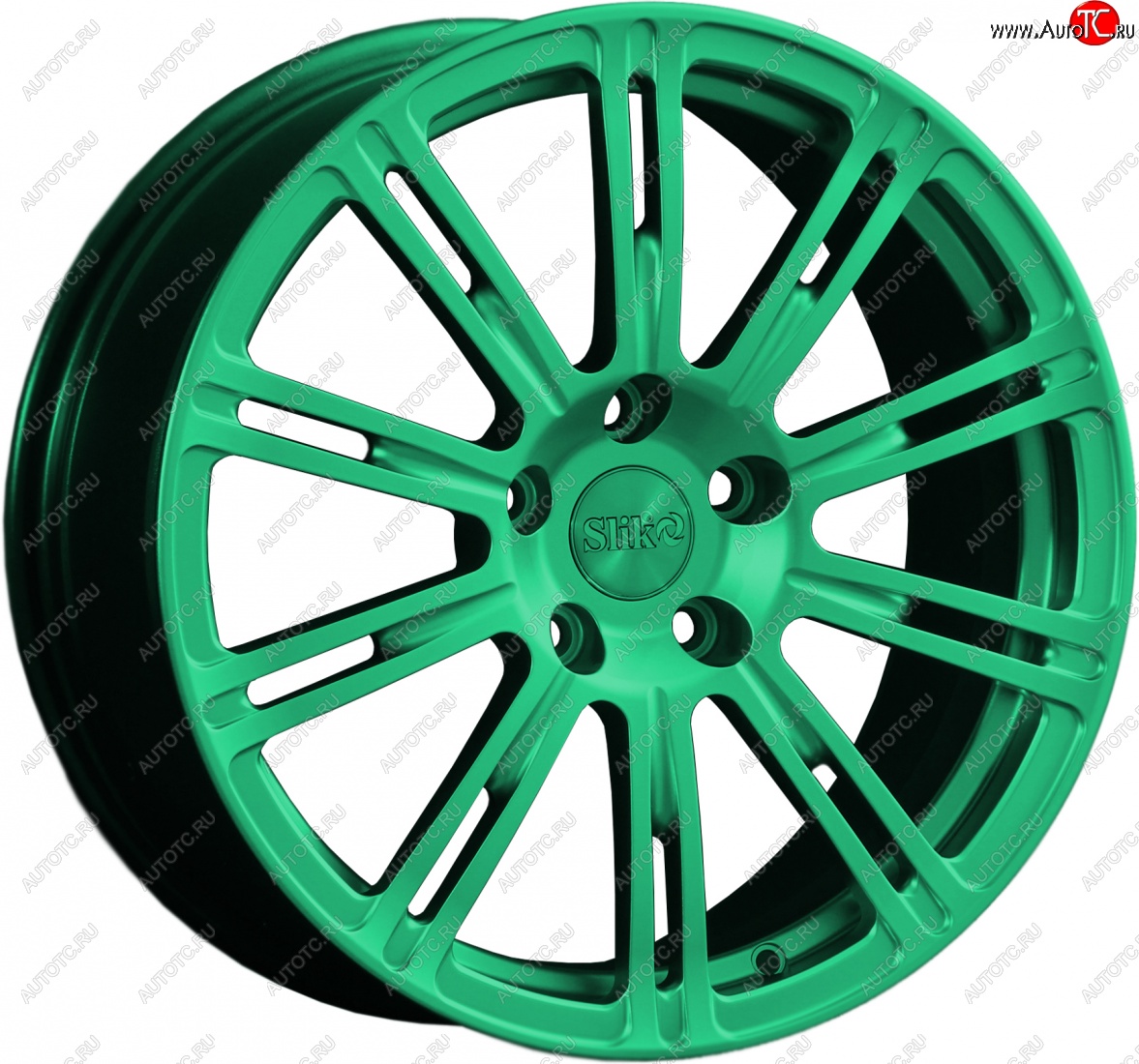 20 399 р. Кованый диск Slik classik R17x7.5 Candy Green изумрудно-зеленый 7.5x17   (Цвет: Candy Green изумрудно-зеленый 7.5x17)  с доставкой в г. Майкоп