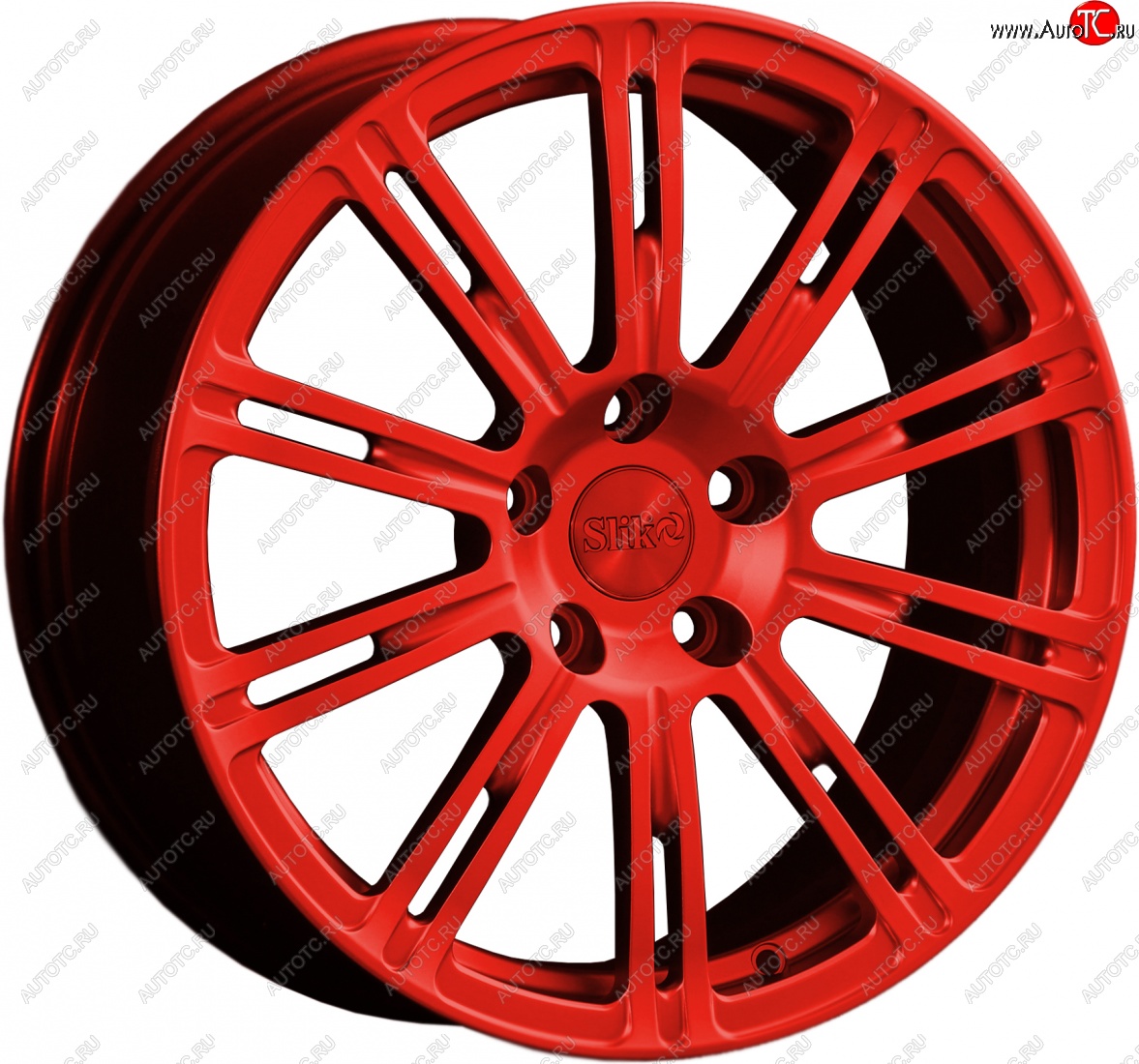 20 399 р. Кованый диск Slik classik R17x7.5 Candy RED красный 7.5x17   (Цвет: Candy RED красный 7.5x17)  с доставкой в г. Майкоп