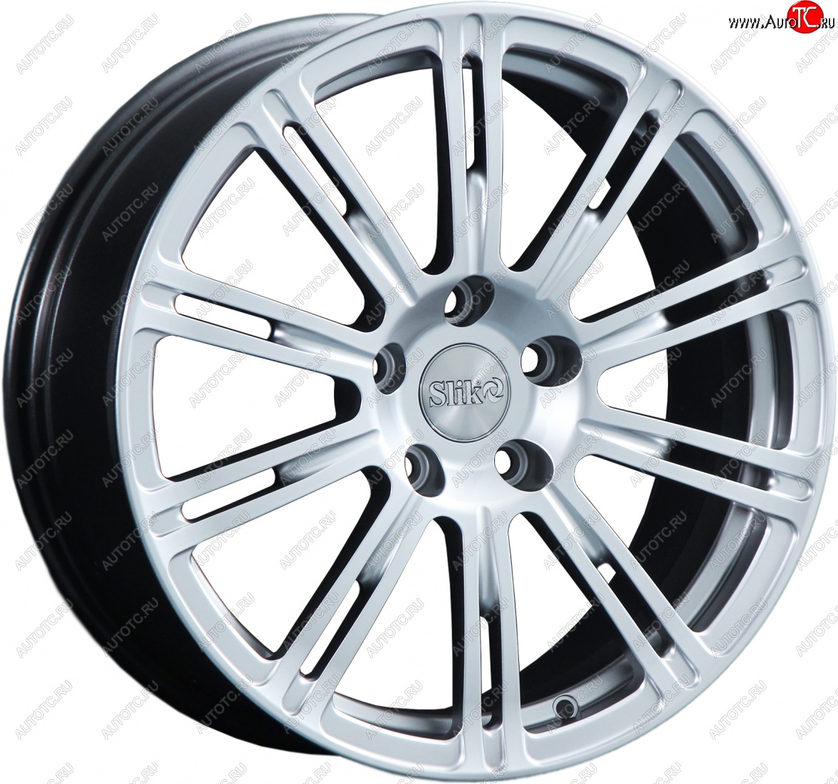20 399 р. Кованый диск Slik classik R17x7.5 Яркое-блестящее серебро (HPB) 7.5x17   (Цвет: HPB)  с доставкой в г. Майкоп