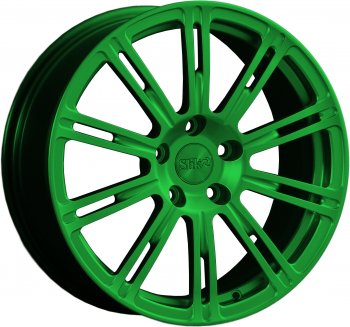 Кованый диск Slik classik R17x7.5 RAL 6038 ярко зеленый (6038) 7.5x17  (Цвет: 6038)