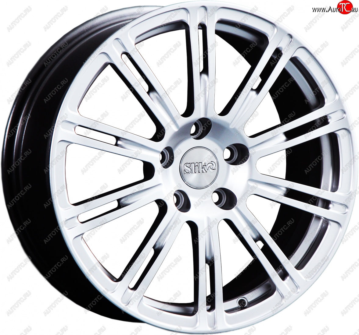 20 399 р. Кованый диск Slik classik R17x7.5 Белый (W) 7.5x17   (Цвет: W)  с доставкой в г. Майкоп