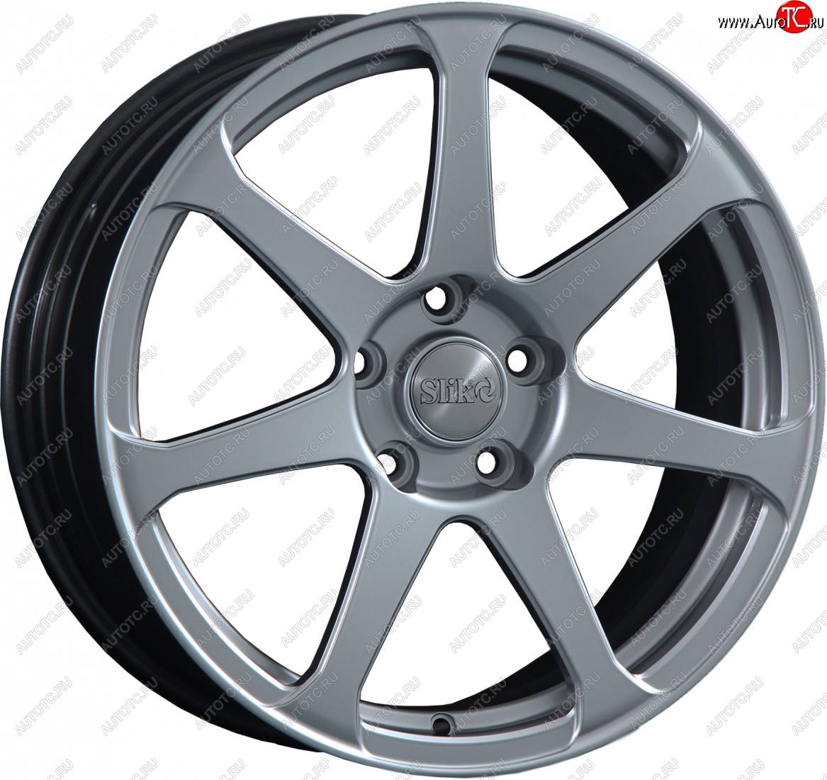 14 099 р. Кованый диск Slik classik R17x7.5 Серебристый тёмный (S25) 7.5x17   (Цвет: S25)  с доставкой в г. Майкоп