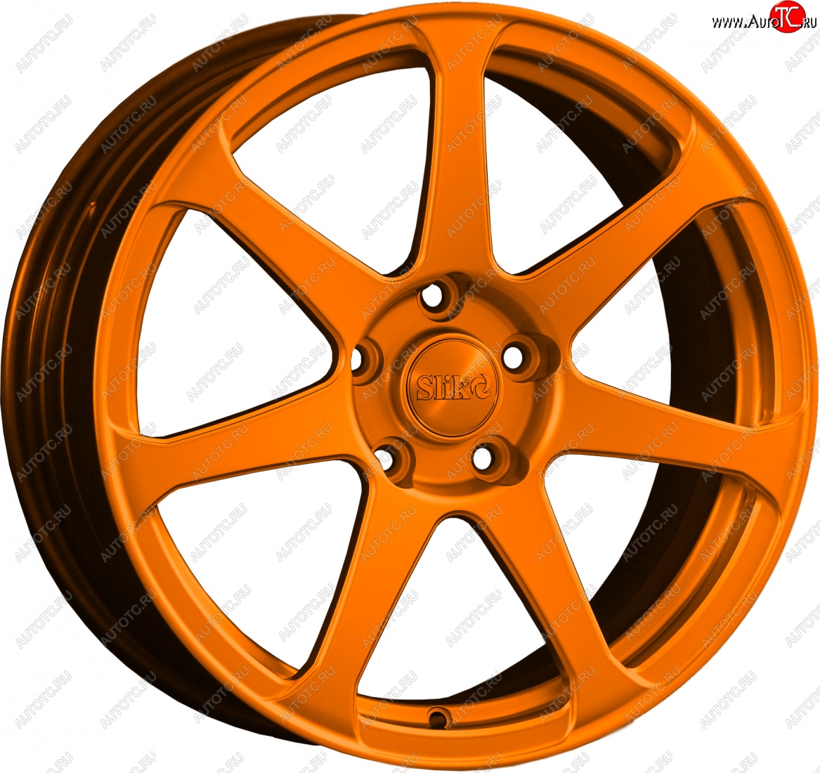 14 499 р. Кованый диск Slik classik R17x7.5 Candy Медно-оранжевый матовый 7.5x17   (Цвет: Candy Медно-оранжевый матовый 7.5x17)  с доставкой в г. Майкоп