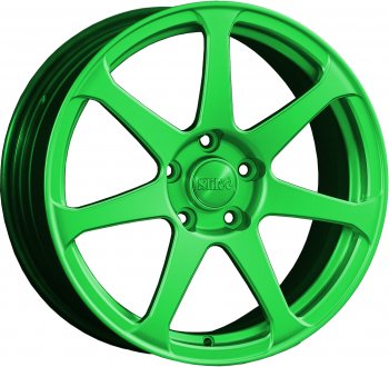 Кованый диск Slik classik R17x7.5 RAL 6038 ярко зеленый (6038) 7.5x17  (Цвет: 6038)
